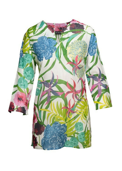 White Hydrangea Tunic sm